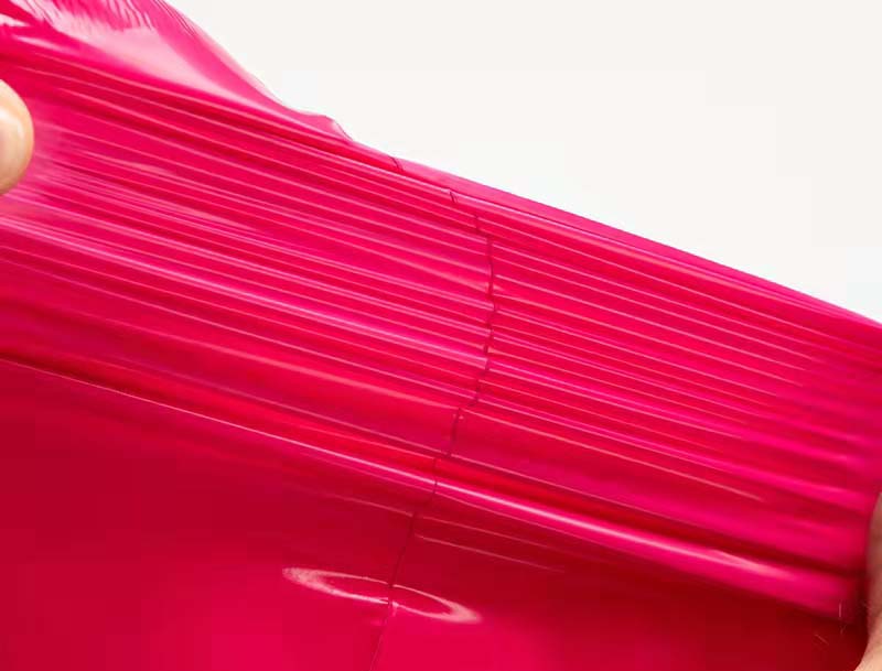 洪雅玫红色快递袋-05