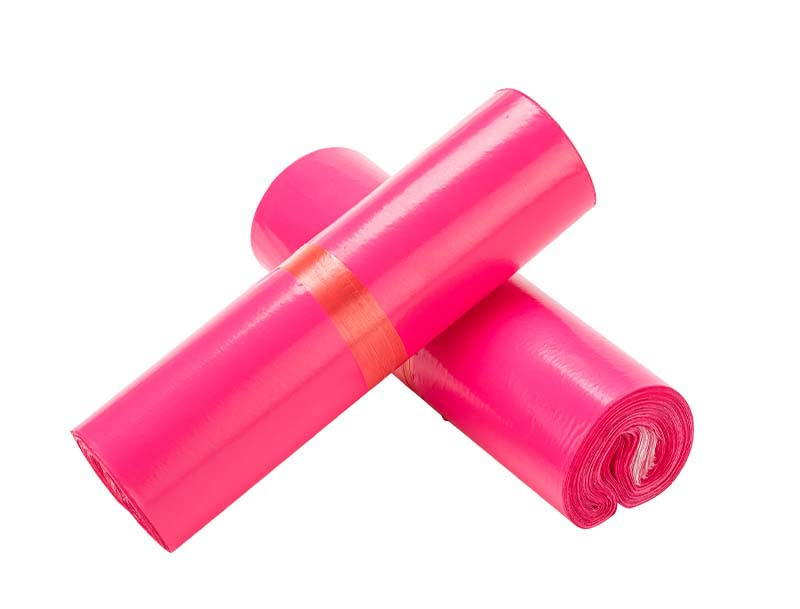 洪雅玫红色快递袋-02